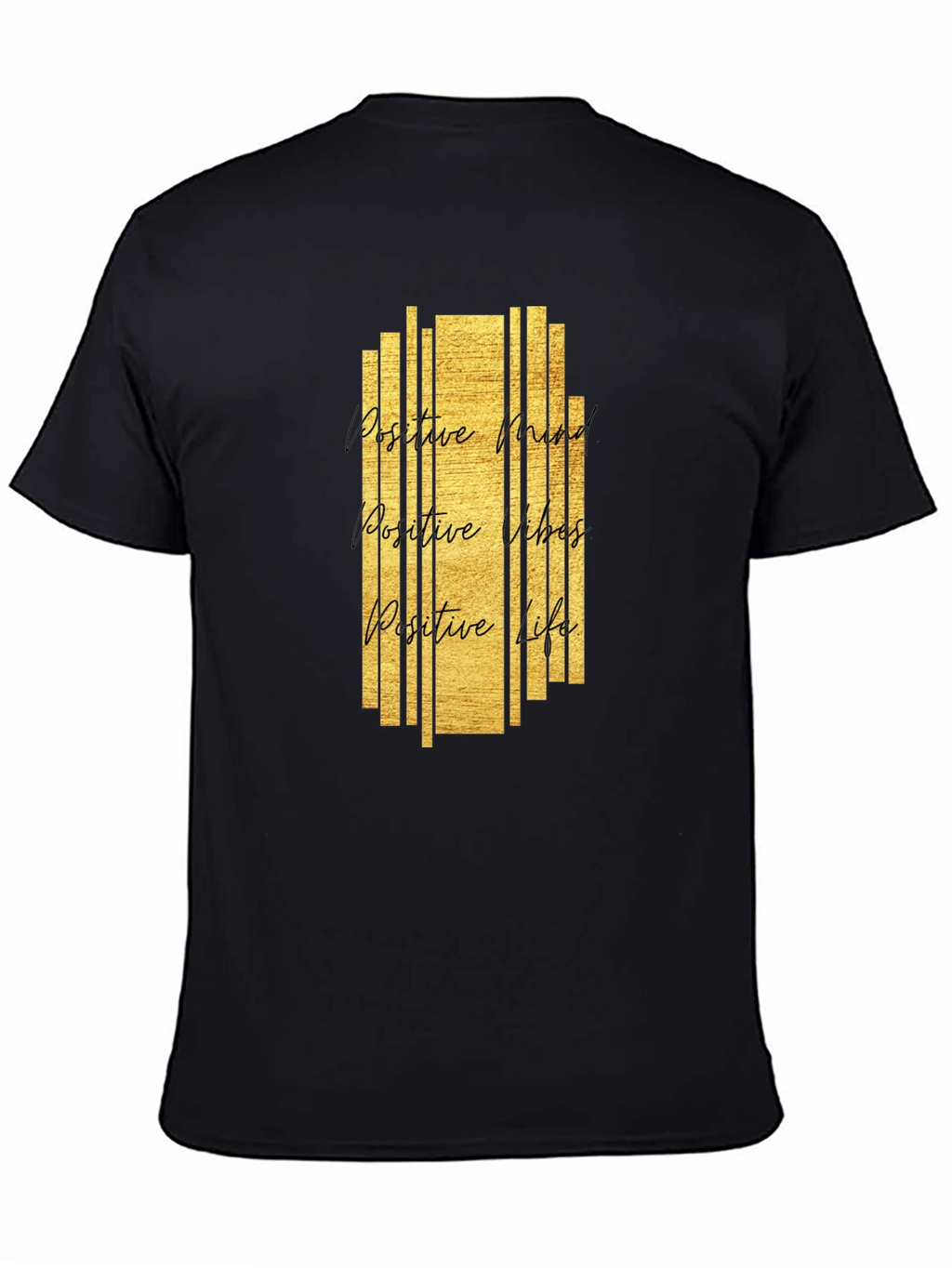 Positive Vibes Graphic Tee - Black