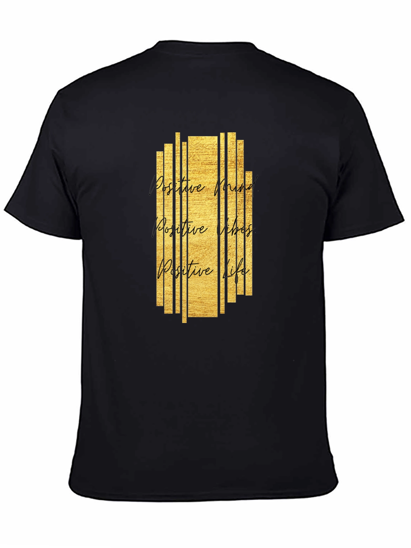 Positive Vibes Graphic Tee - Black