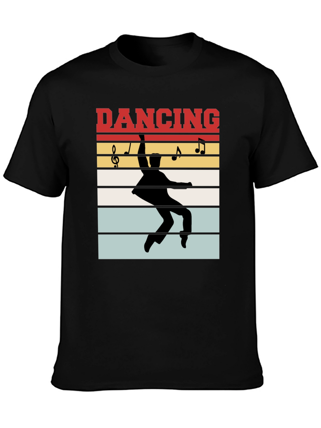 Retro Dancing Silhouette Graphic Tee