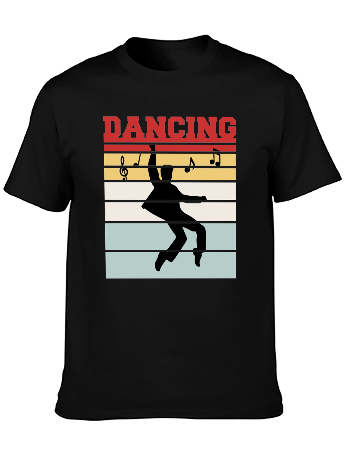 Retro Dancing Silhouette Graphic Tee