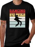Retro Dancing Silhouette Graphic Tee