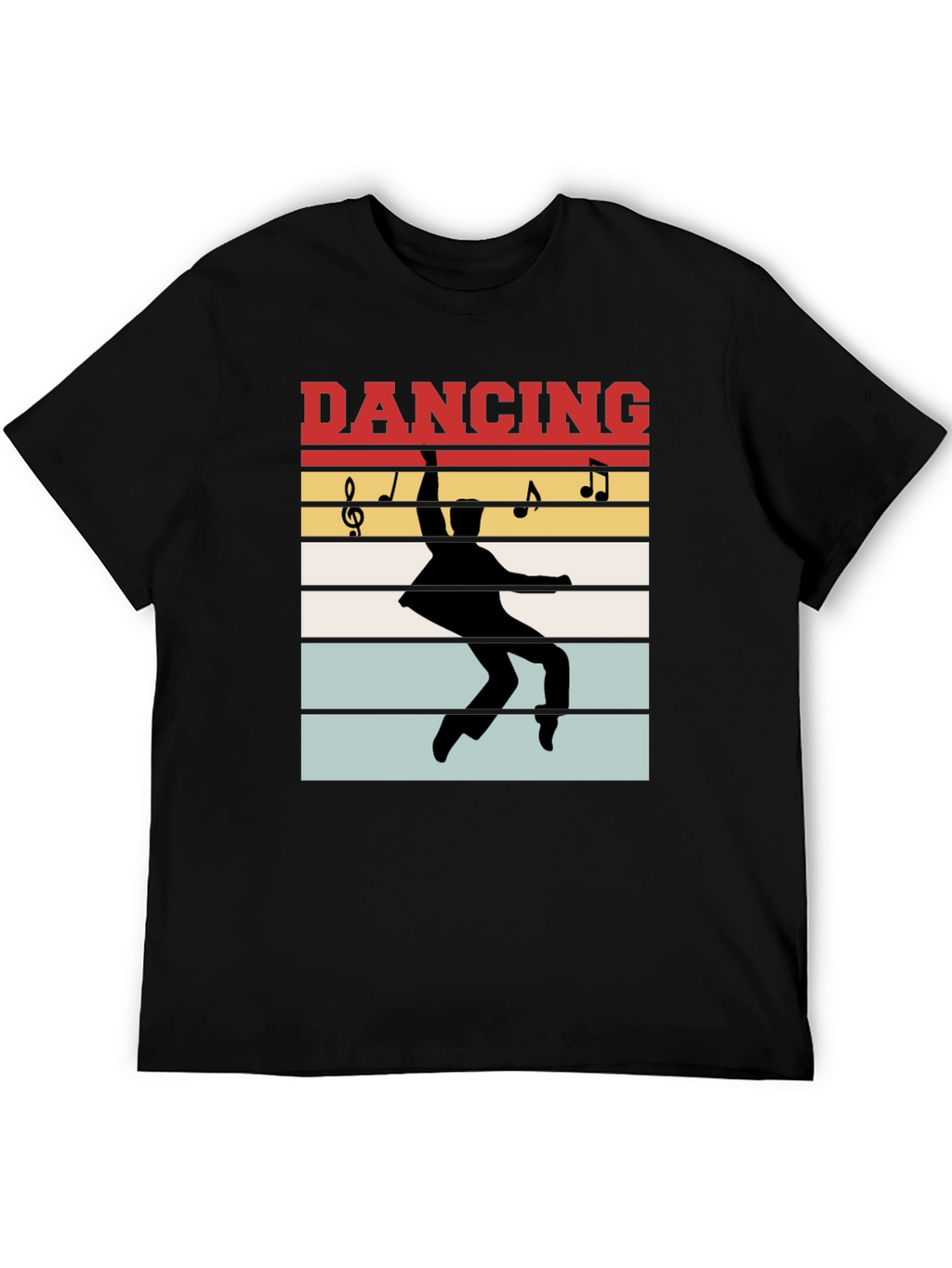 Retro Dancing Silhouette Graphic Tee
