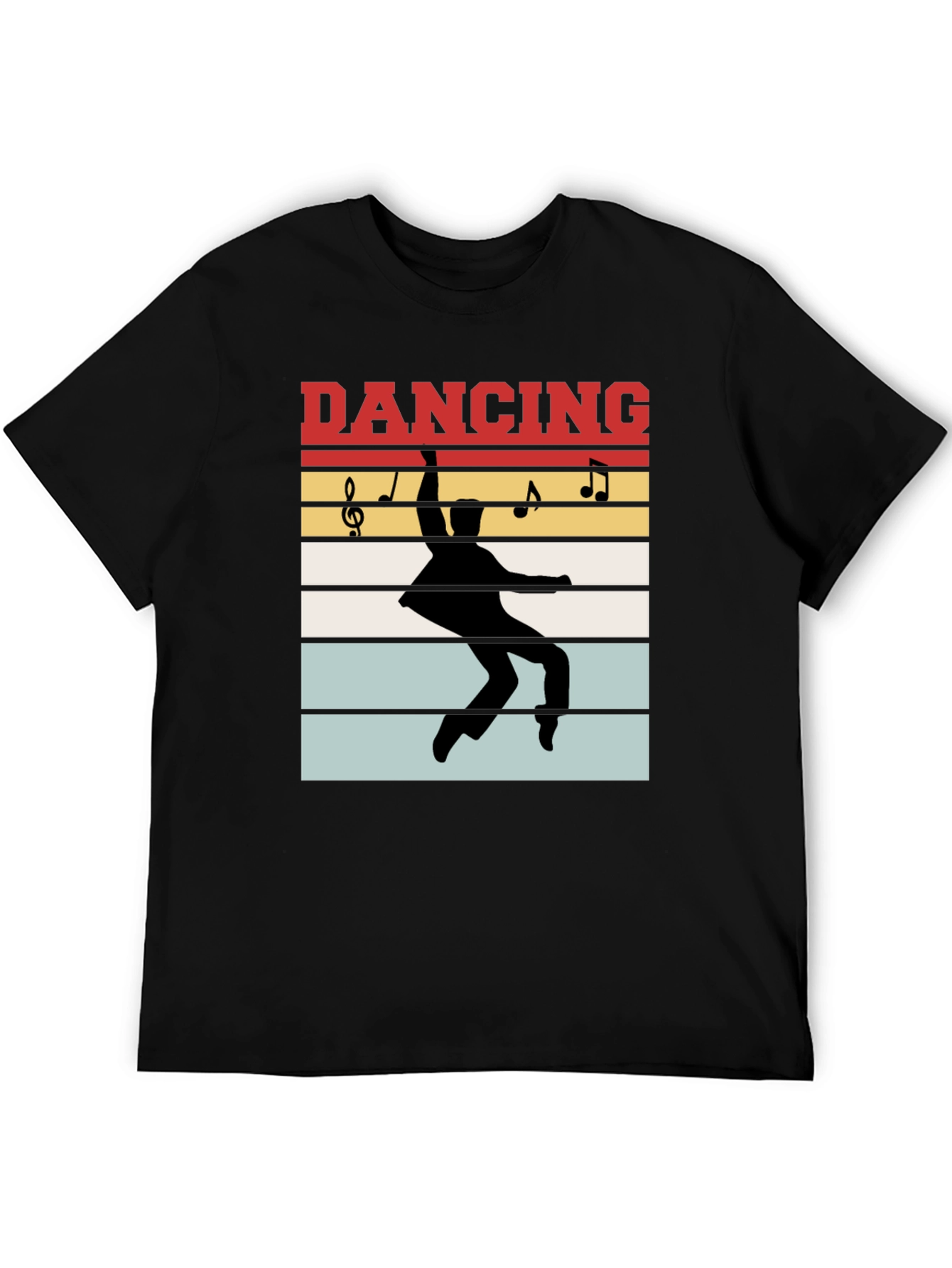 Retro Dancing Silhouette Graphic Tee
