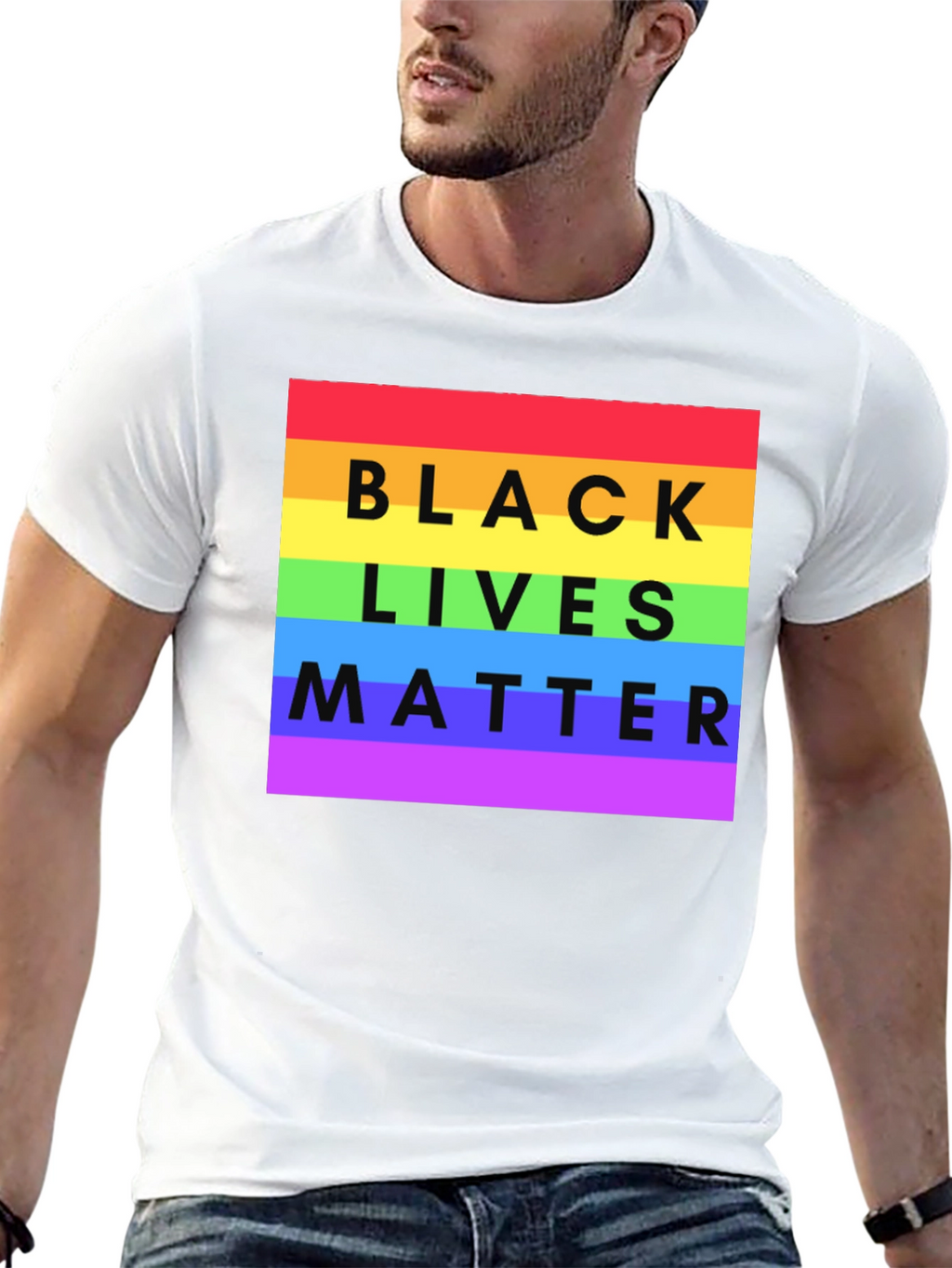 Black Lives Matter LGBTQ+ Pride T-Shirt