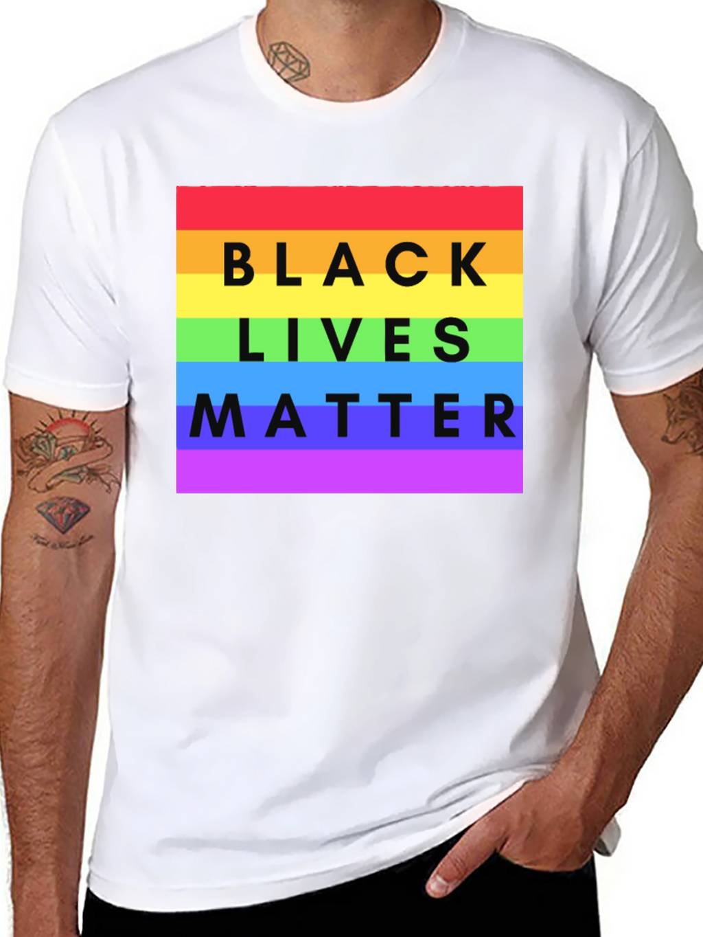 Black Lives Matter LGBTQ+ Pride T-Shirt