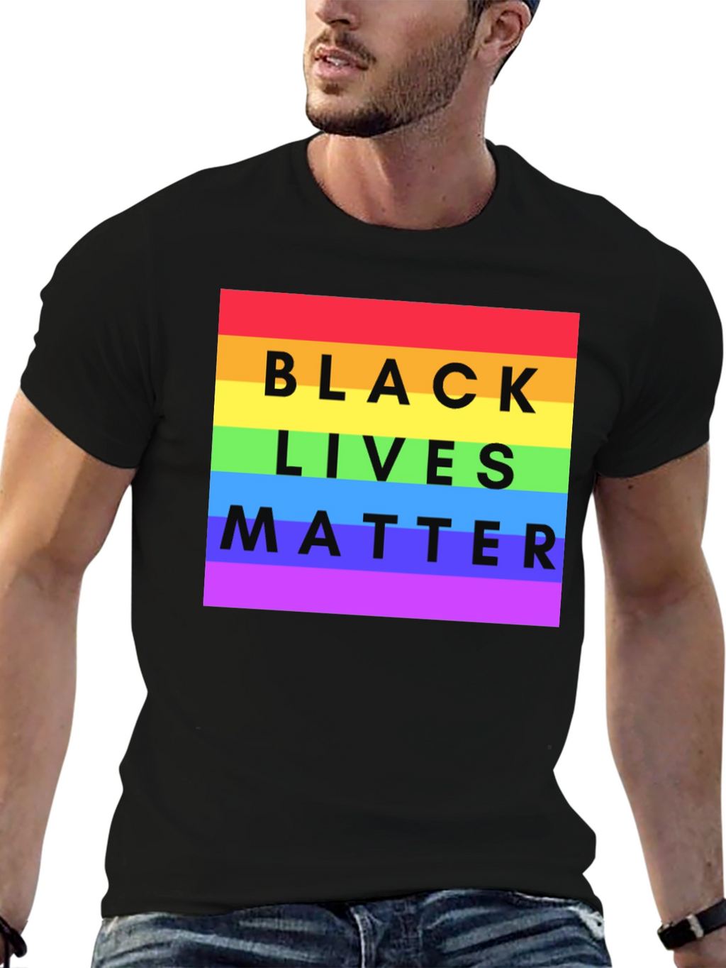 Black Lives Matter LGBTQ+ Pride T-Shirt