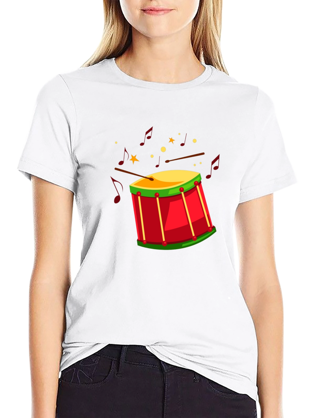 Drum Graphic T-Shirt - Musician Style Tee