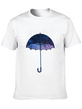 Galaxy Umbrella Black T-Shirt
