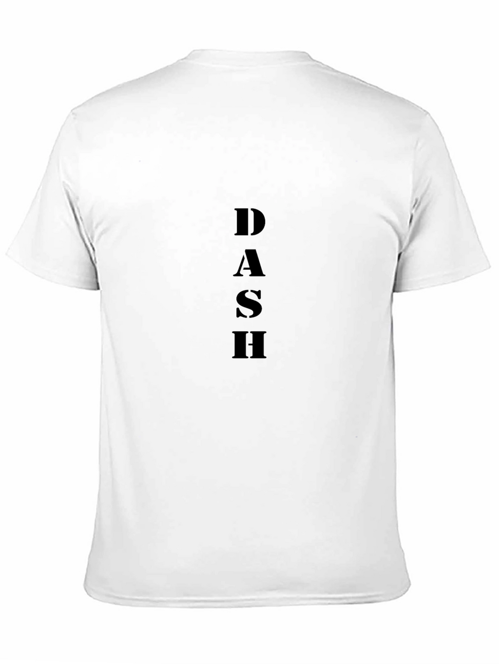 DASH Black Graphic Tee - Modern Mens T-Shirt