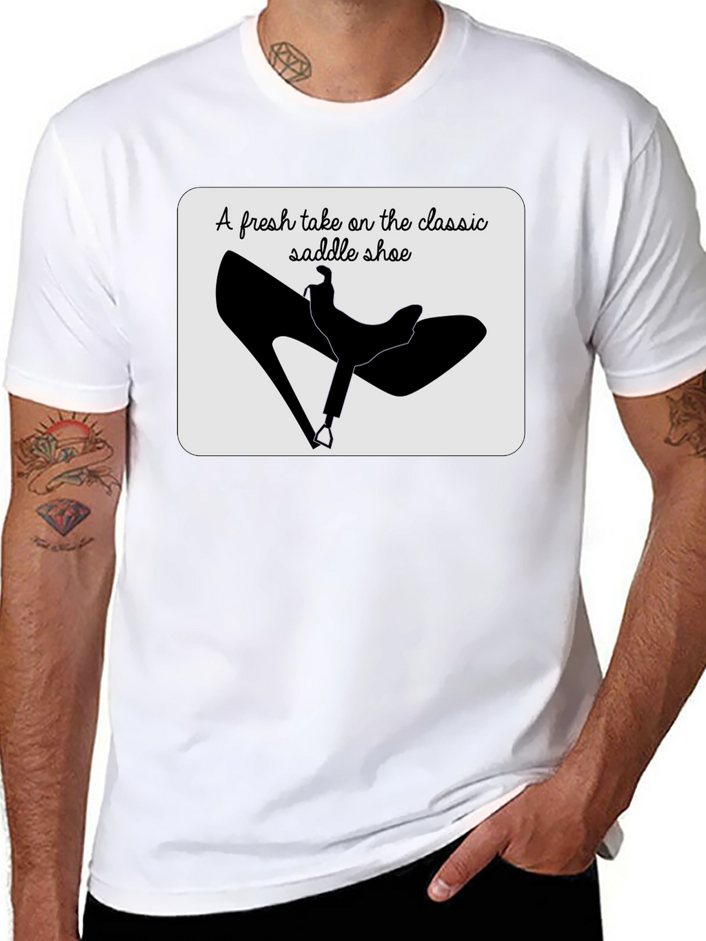 Saddle Shoe Tee: Classic Style Reimagined