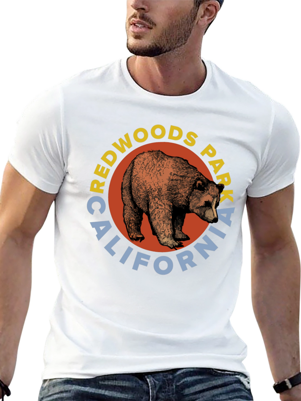 Redwoods Park Bear Graphic Tee