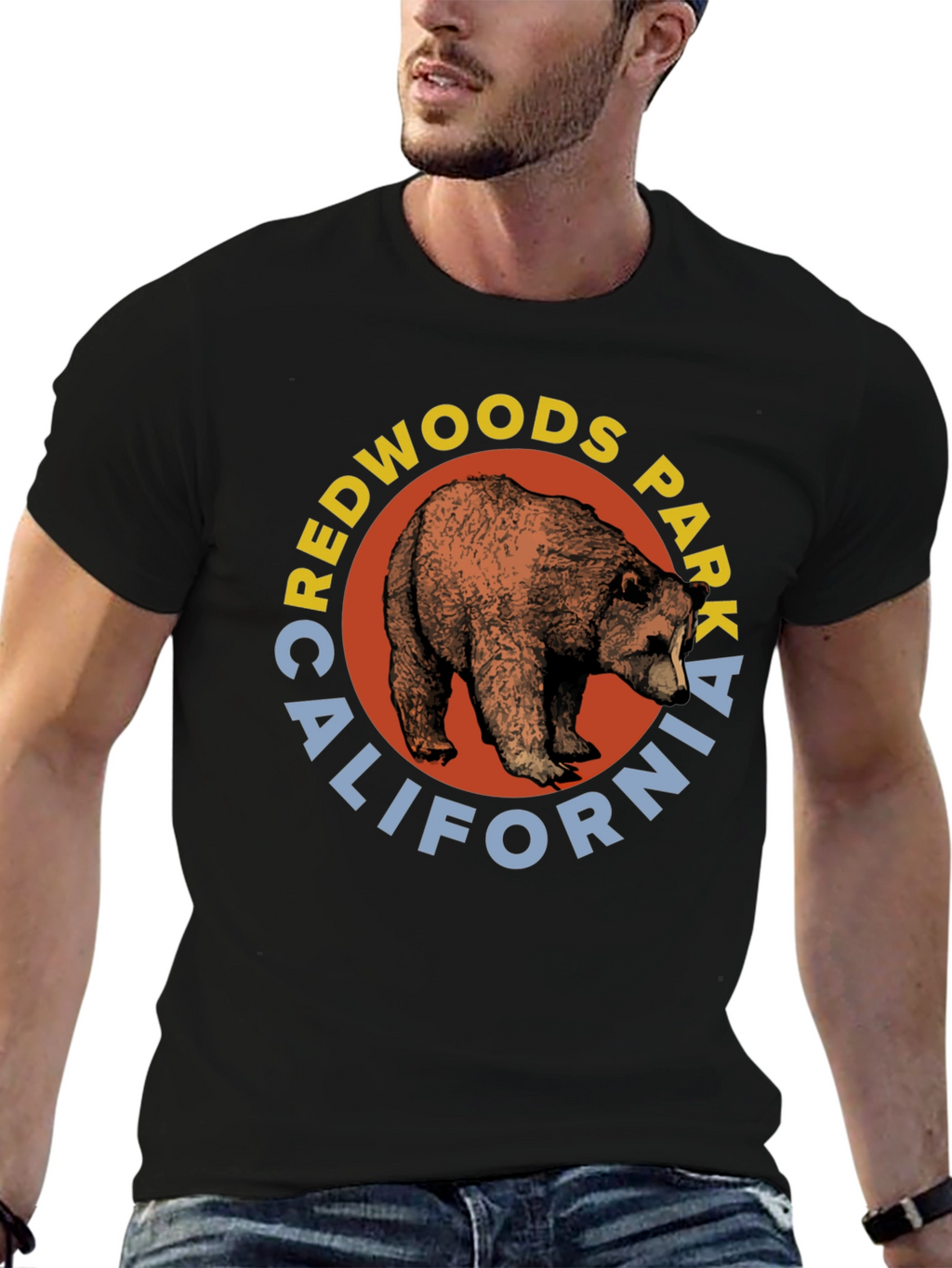 Redwoods Park Bear Graphic Tee