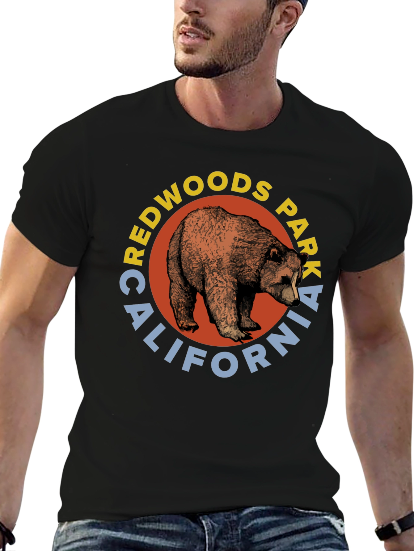 Redwoods Park Bear Graphic Tee
