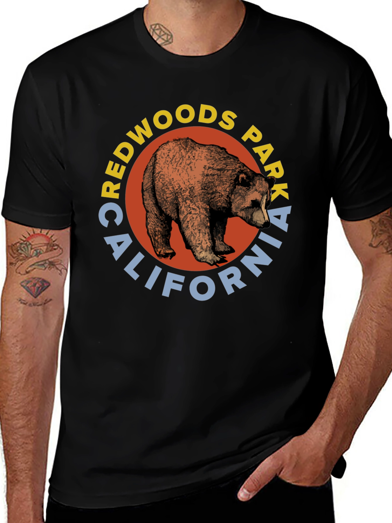 Redwoods Park Bear Graphic Tee