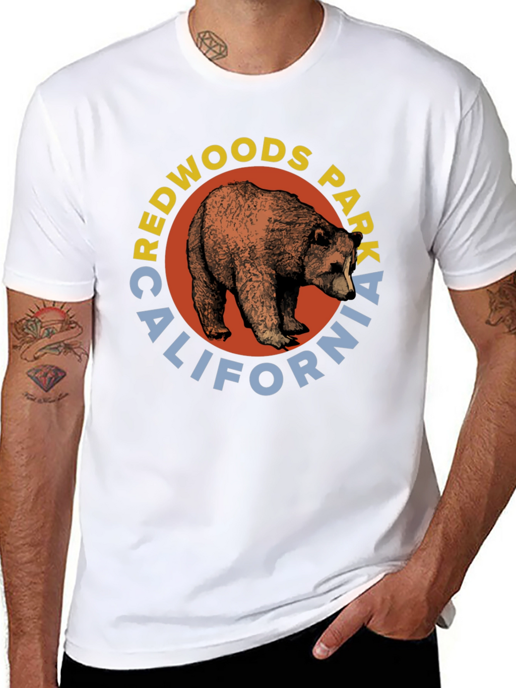 Redwoods Park Bear Graphic Tee