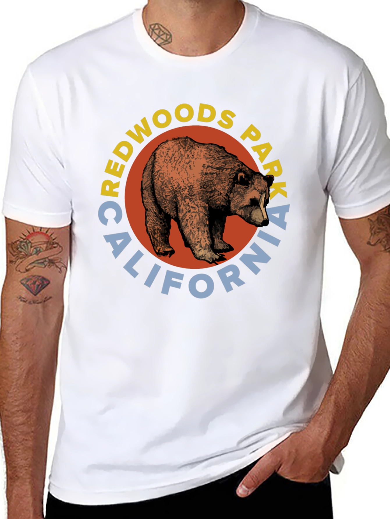Redwoods Park Bear Graphic Tee