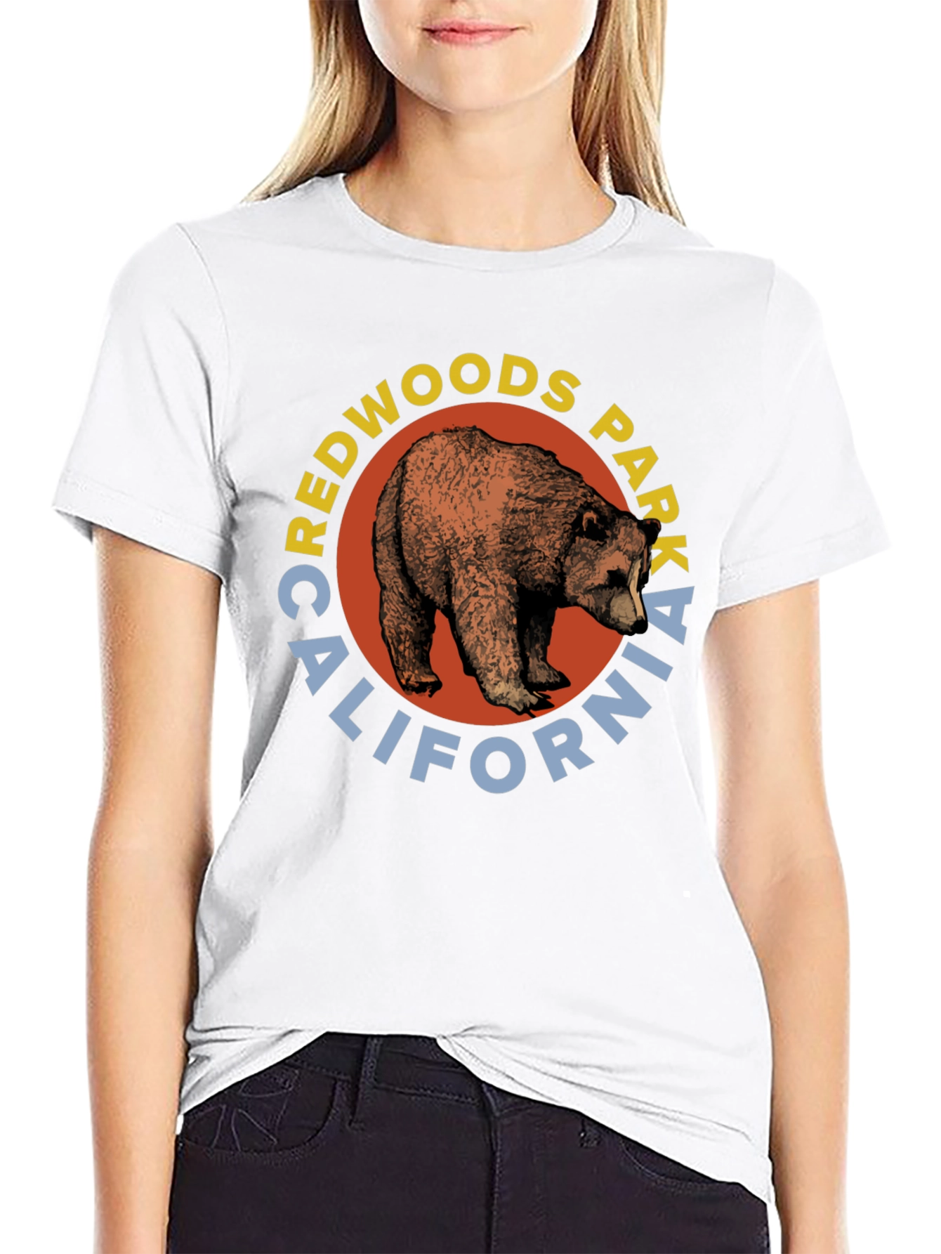 Redwoods Park Bear Graphic Tee