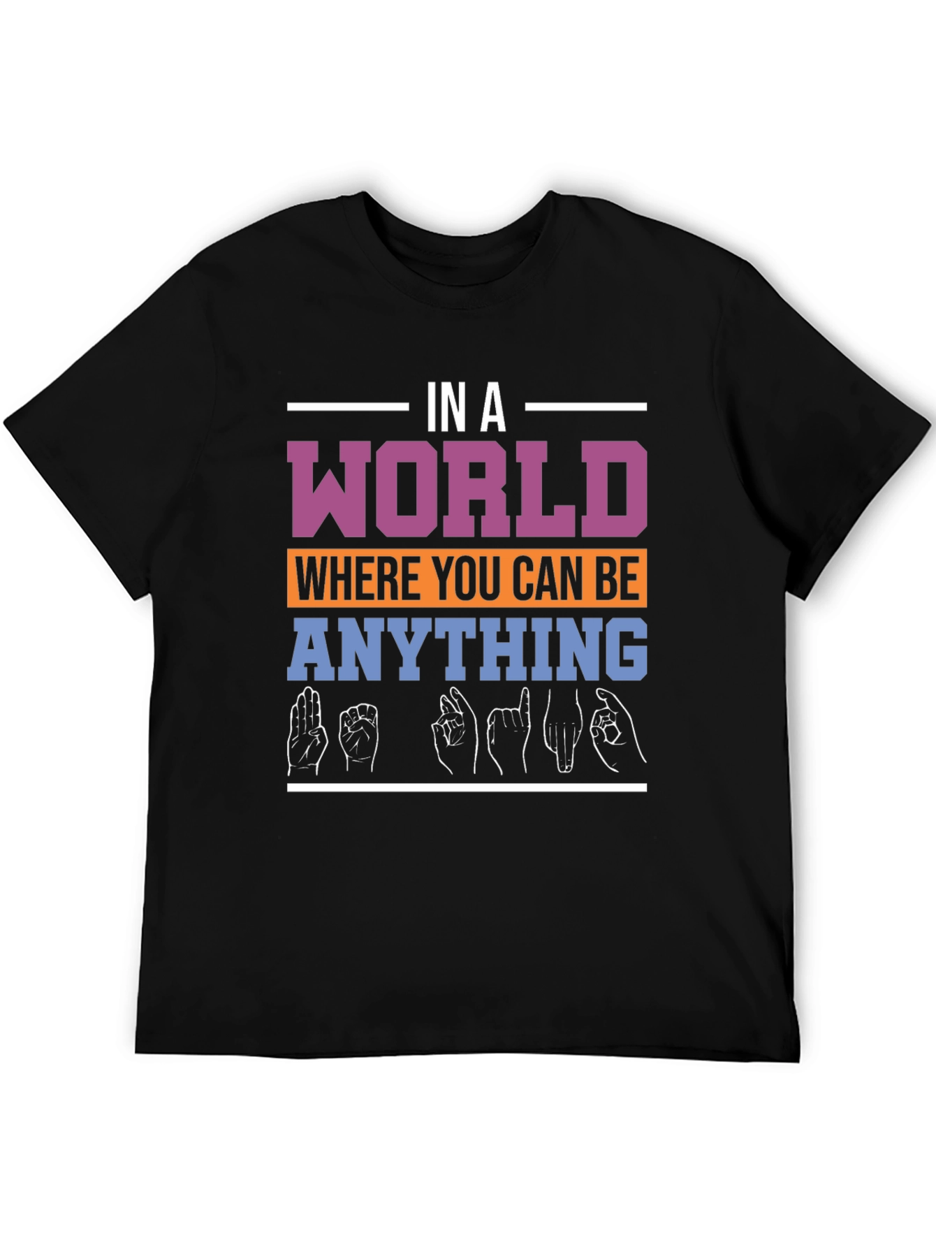 In A World Be Kind ASL T-Shirt