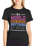 In A World Be Kind ASL T-Shirt