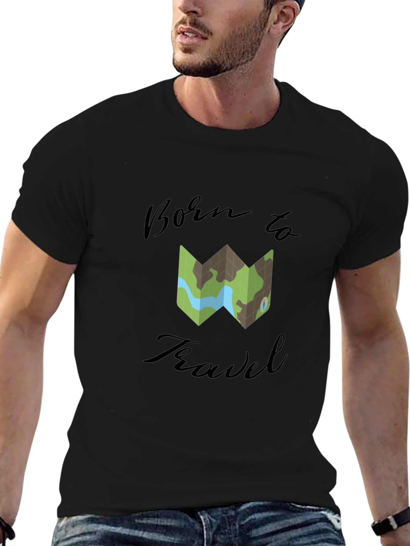 Born to Travel Graphic T-Shirt