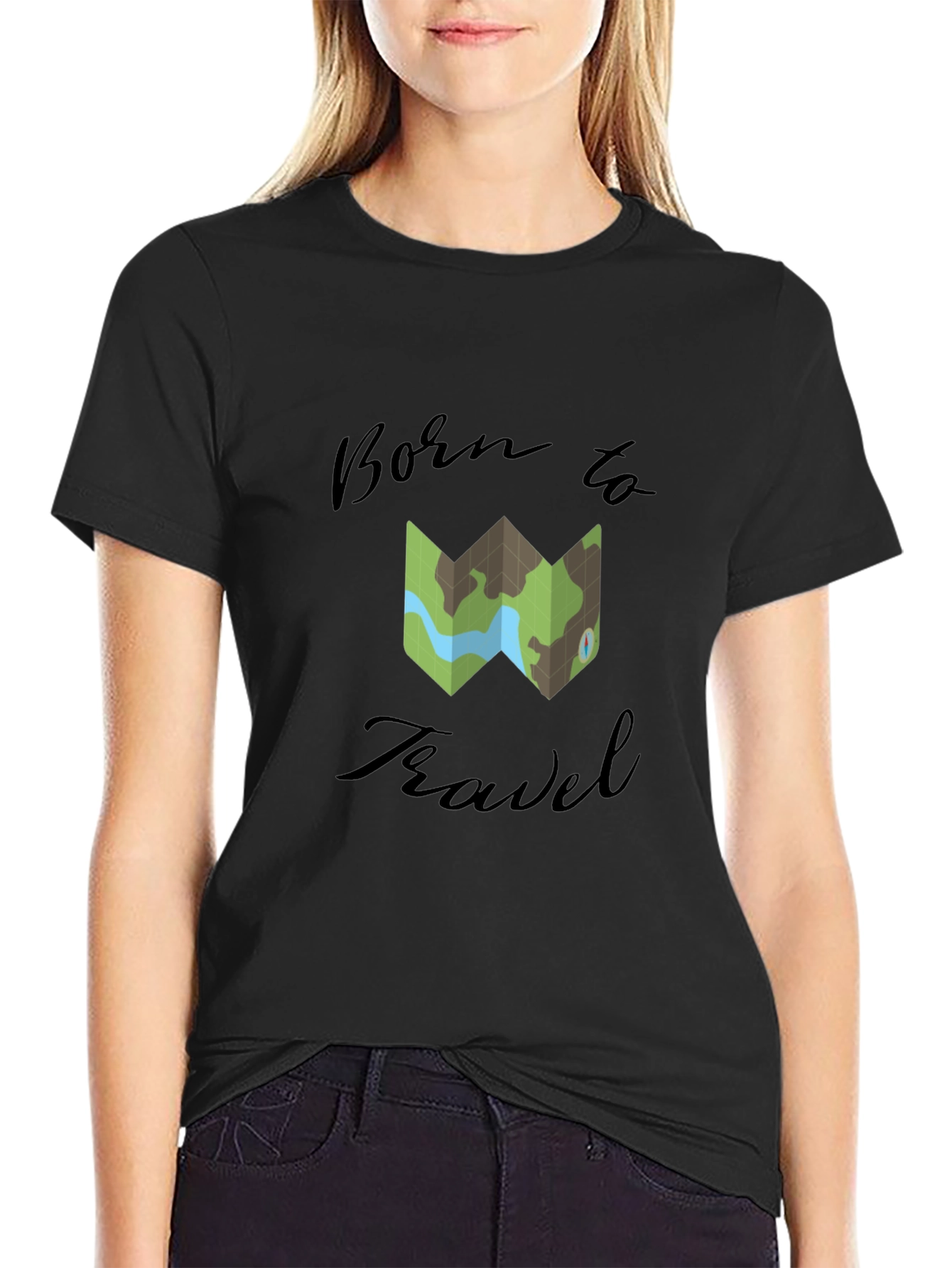 Born to Travel Graphic T-Shirt