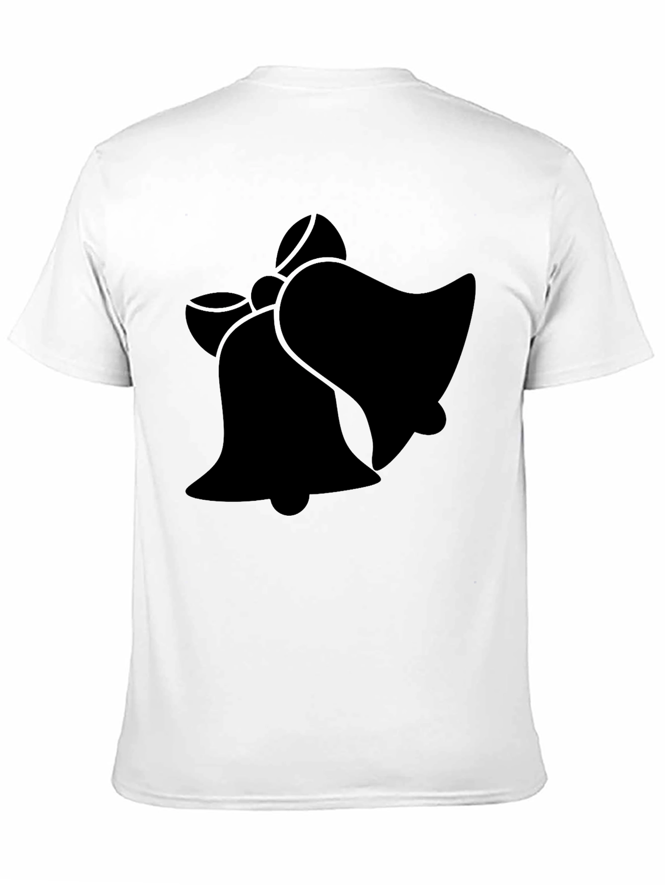 Festive Bells Graphic T-Shirt - Black