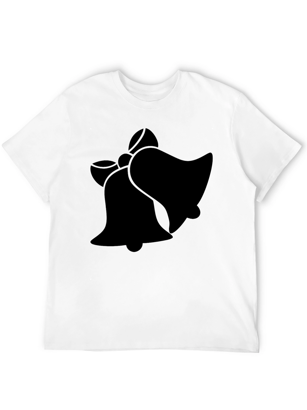 Festive Bells Graphic T-Shirt - Black