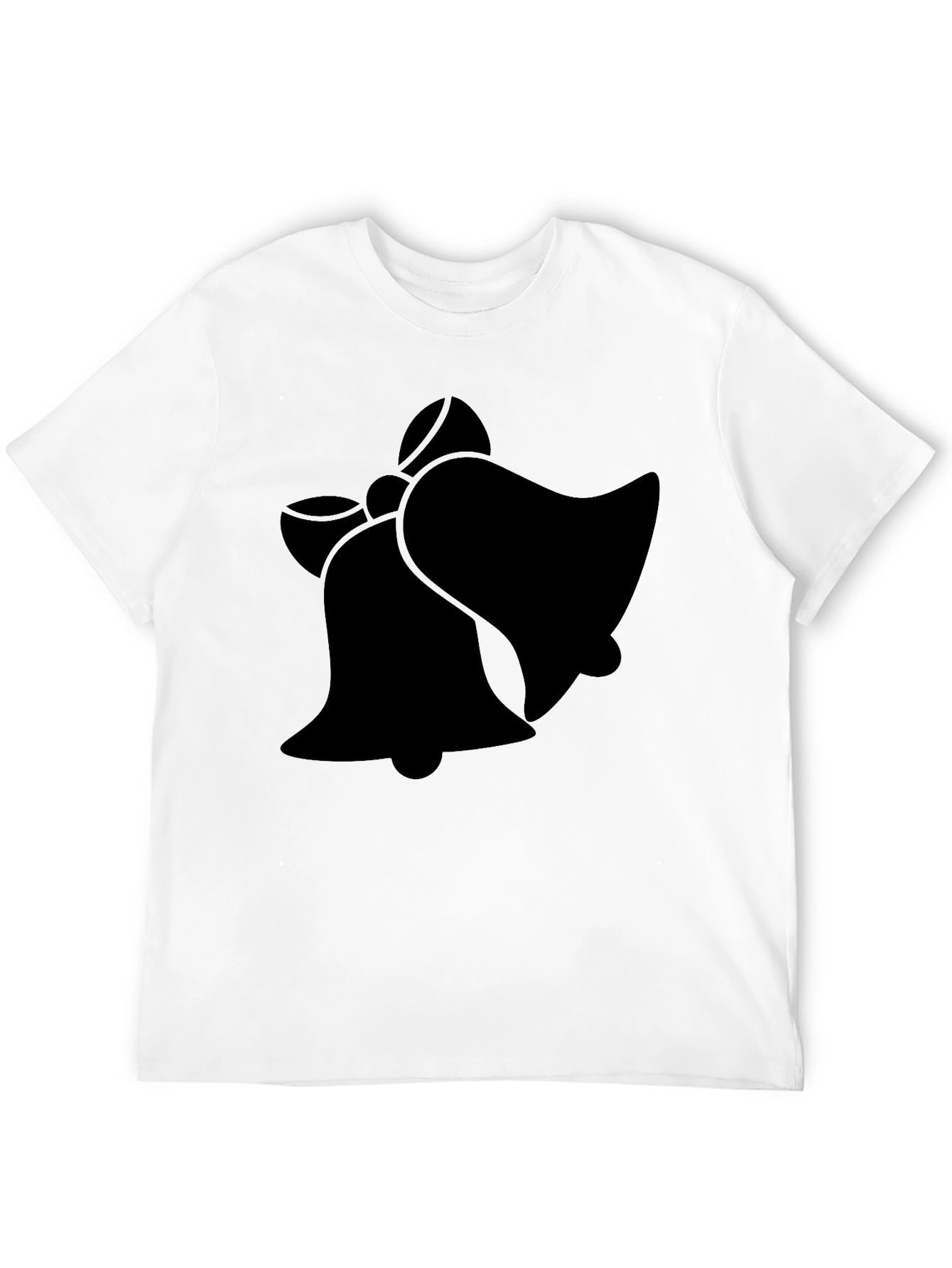 Festive Bells Graphic T-Shirt - Black