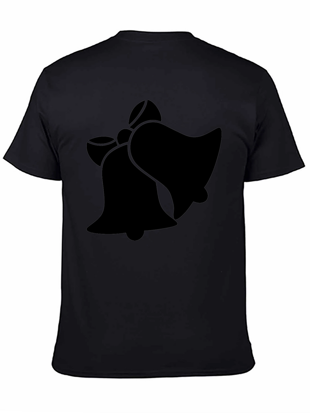 Festive Bells Graphic T-Shirt - Black