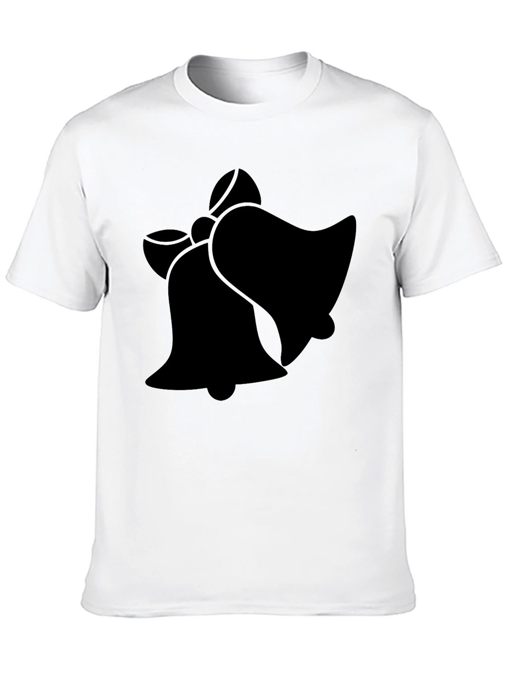 Festive Bells Graphic T-Shirt - Black