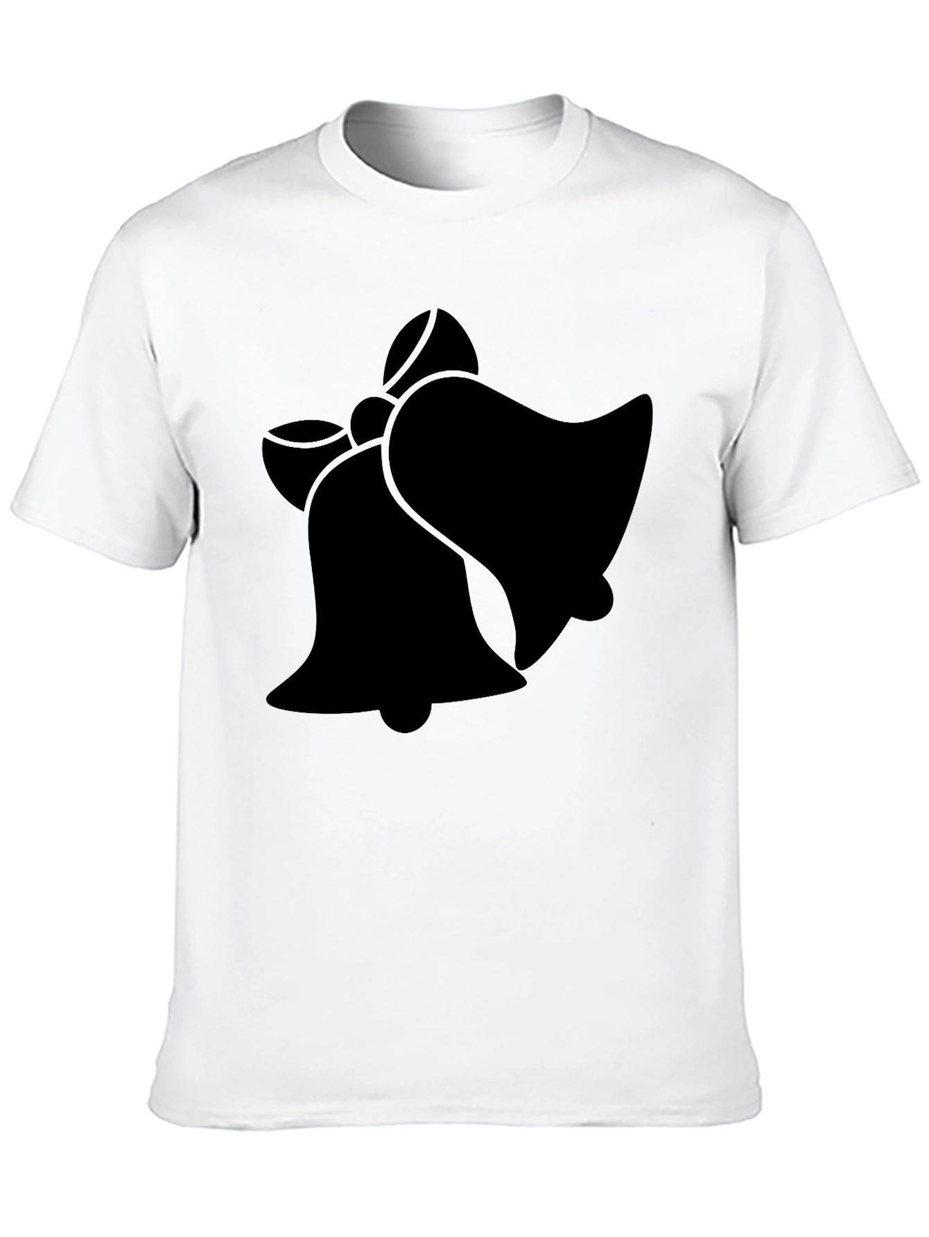 Festive Bells Graphic T-Shirt - Black