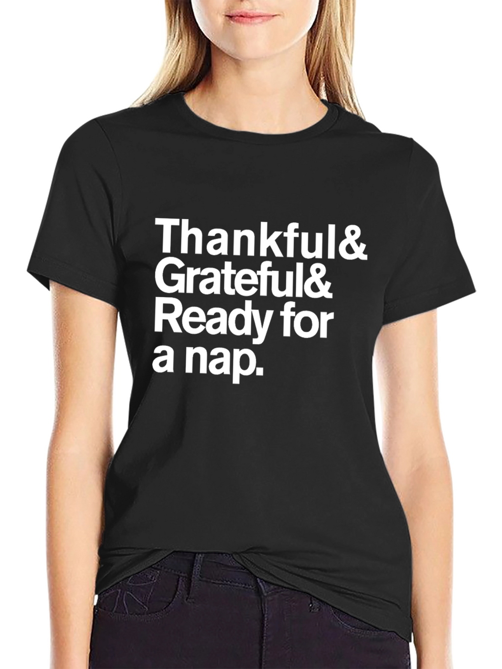 Thankful Grateful Ready for a Nap T-Shirt
