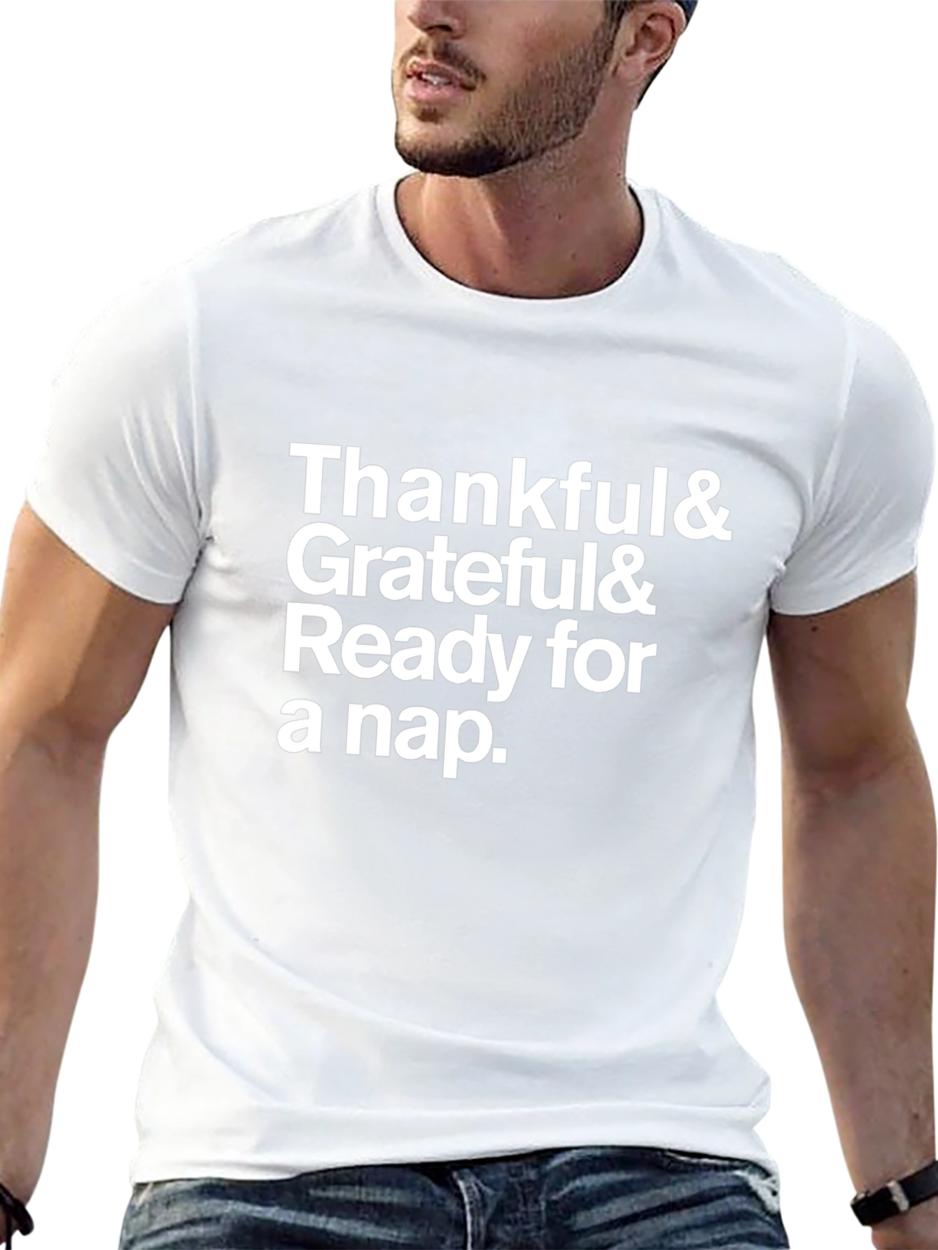 Thankful Grateful Ready for a Nap T-Shirt