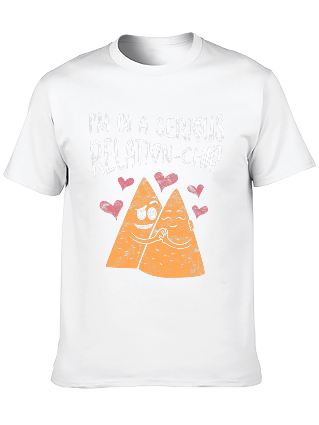 Serious Relation-Chip Black Graphic Tee