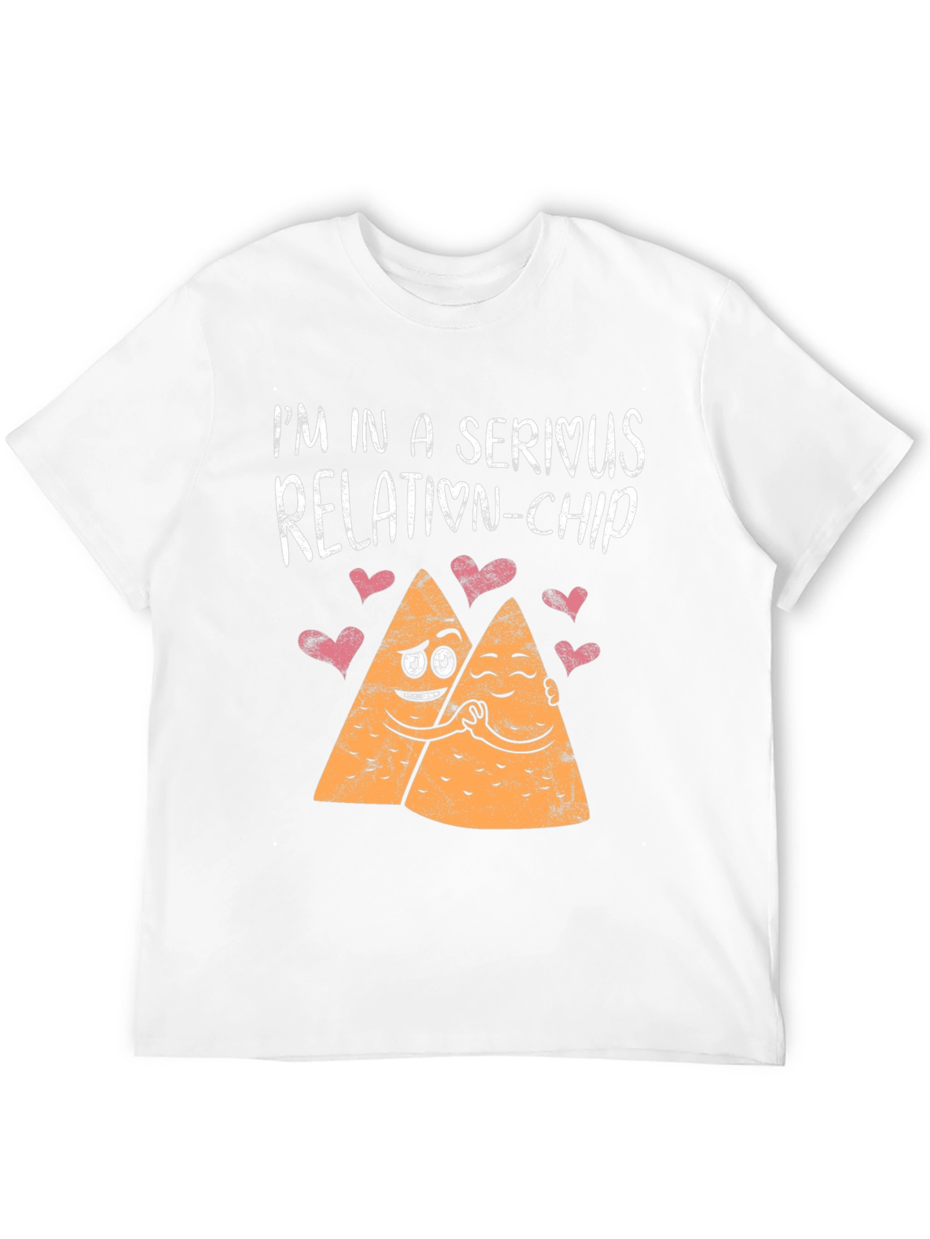 Serious Relation-Chip Black Graphic Tee