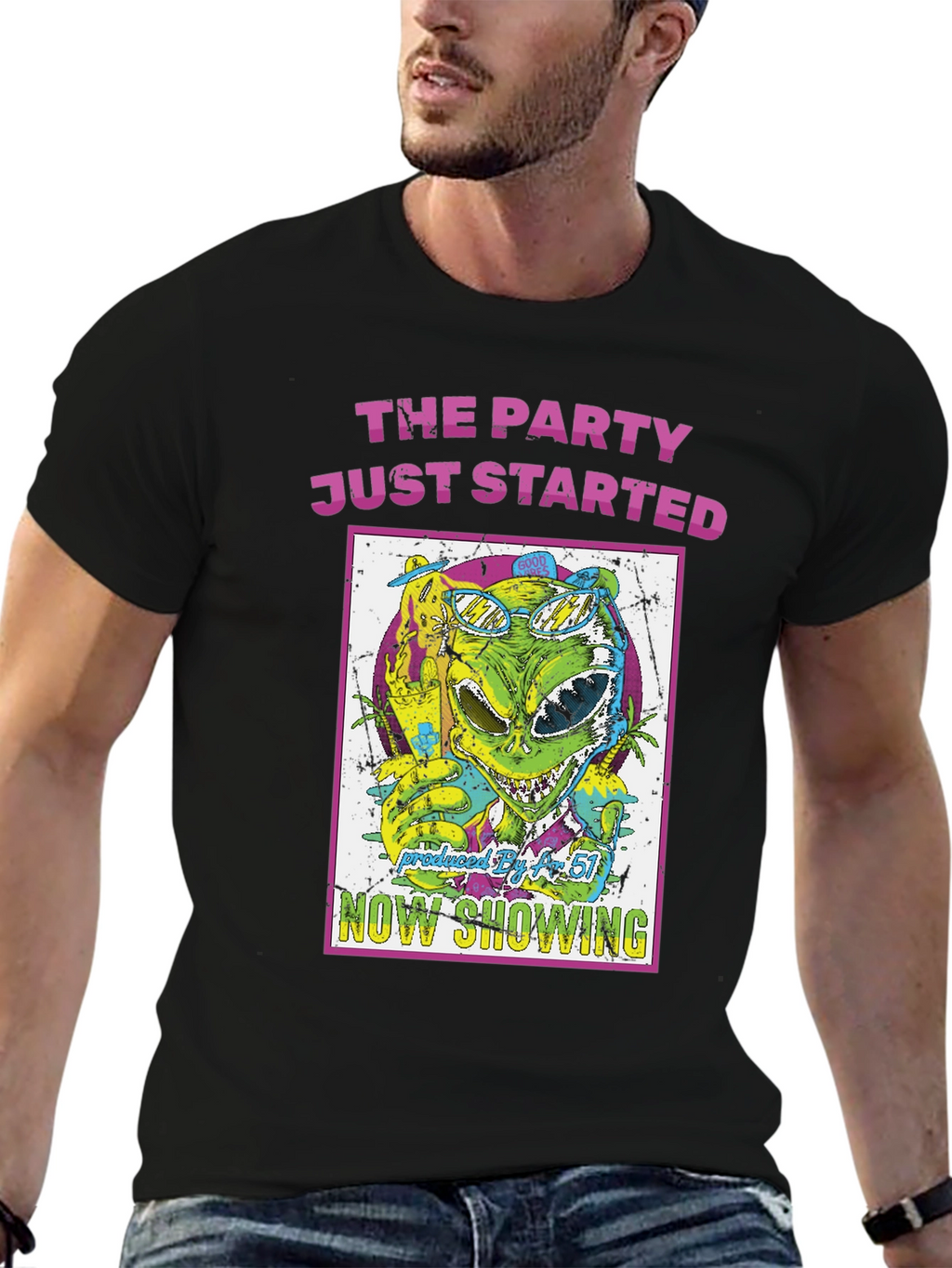Party Alien Graphic Tee
