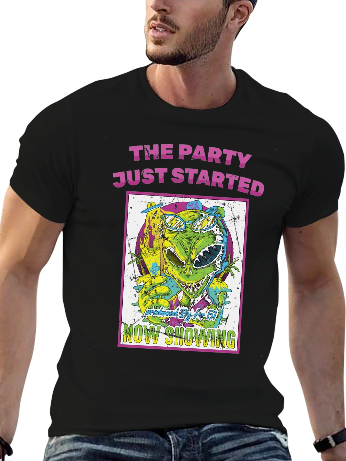 Party Alien Graphic Tee