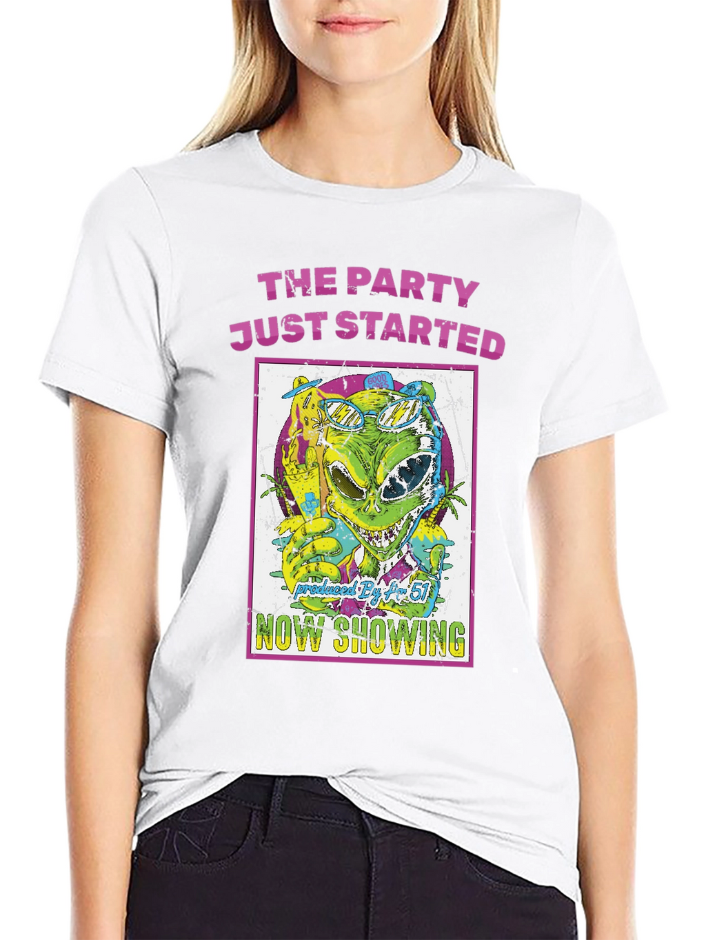 Party Alien Graphic Tee