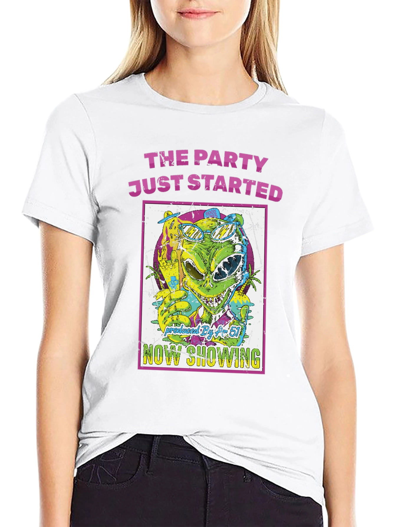 Party Alien Graphic Tee