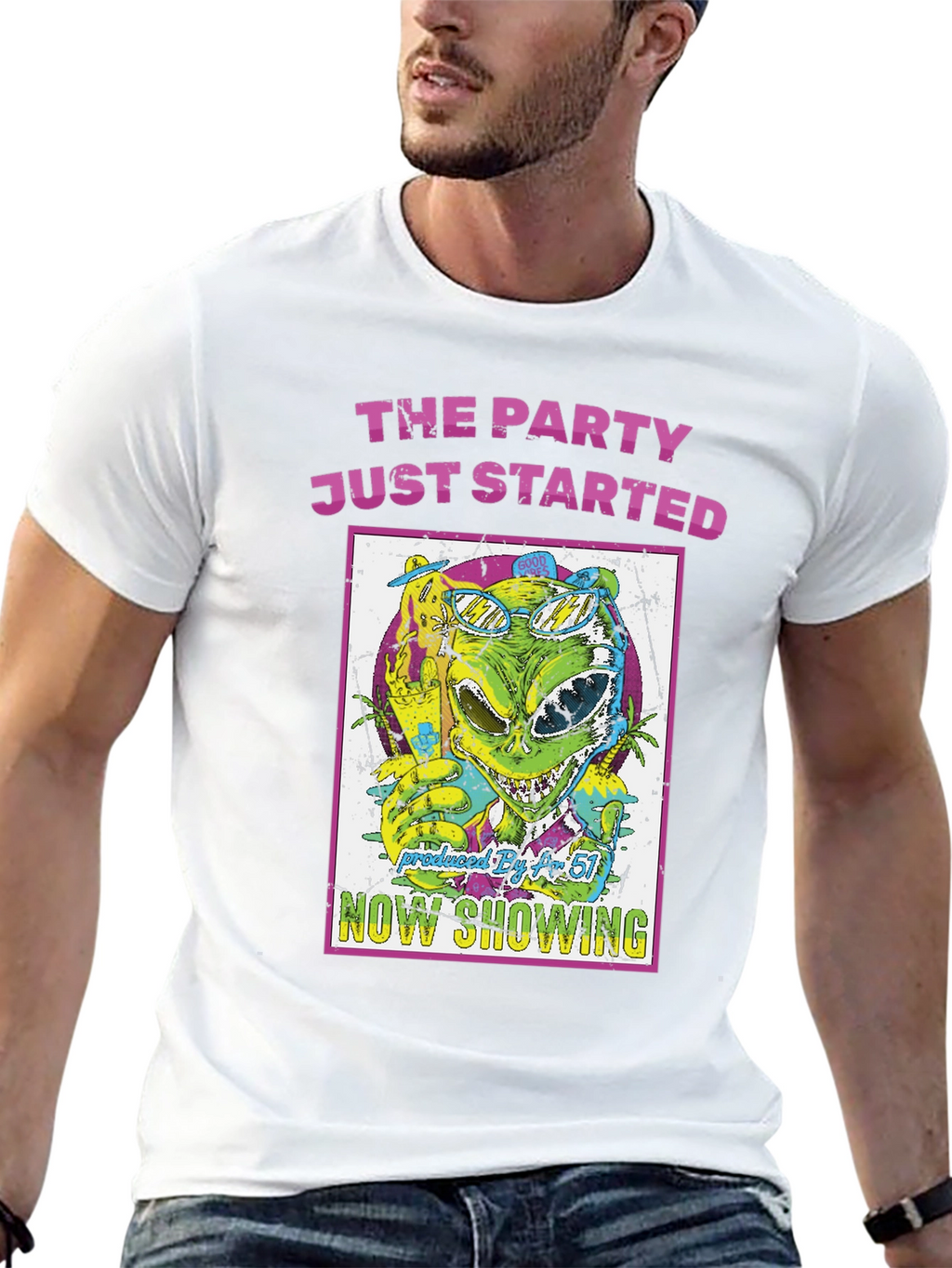 Party Alien Graphic Tee