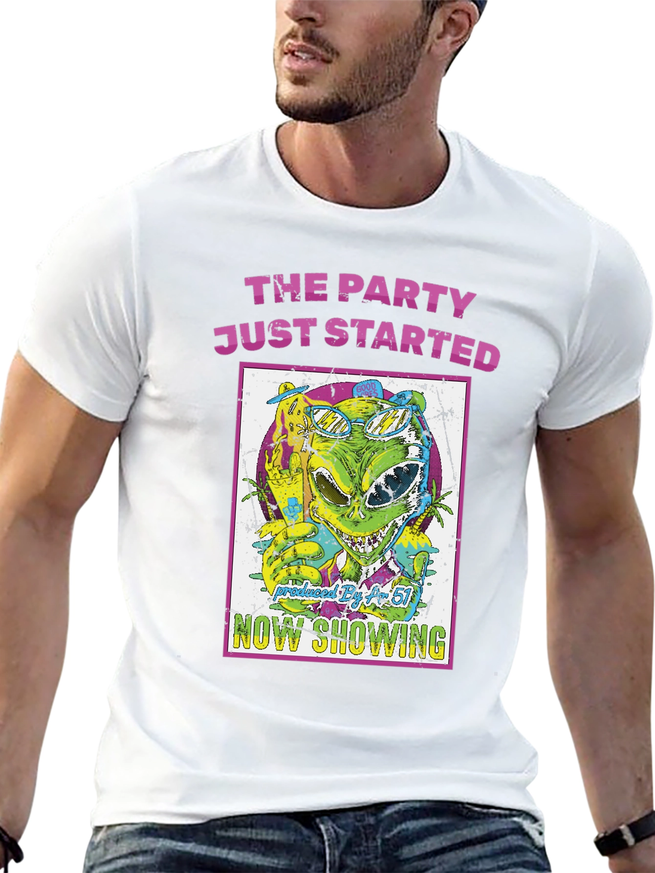 Party Alien Graphic Tee