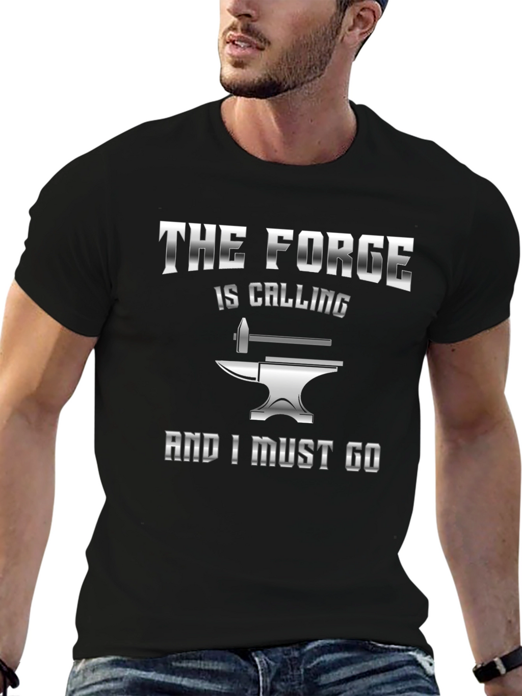 The Forge Is Calling Black T-Shirt