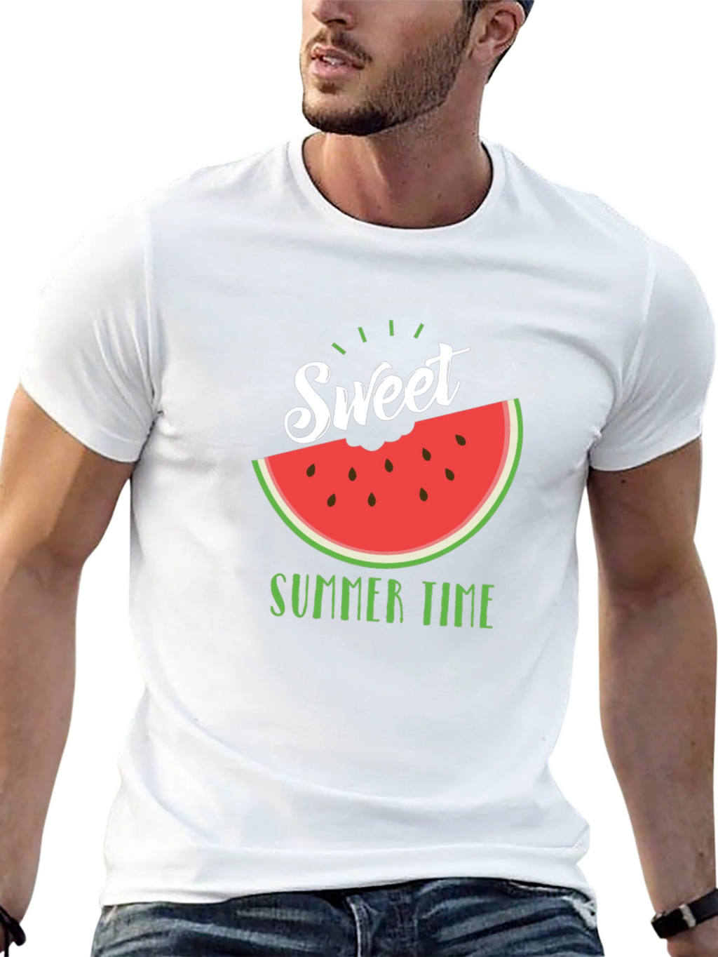 Sweet Summer Time Black T-Shirt