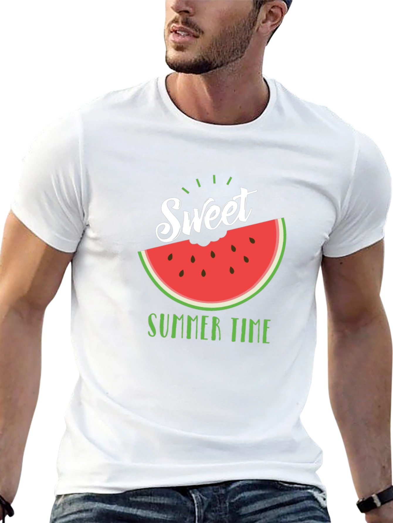 Sweet Summer Time Black T-Shirt