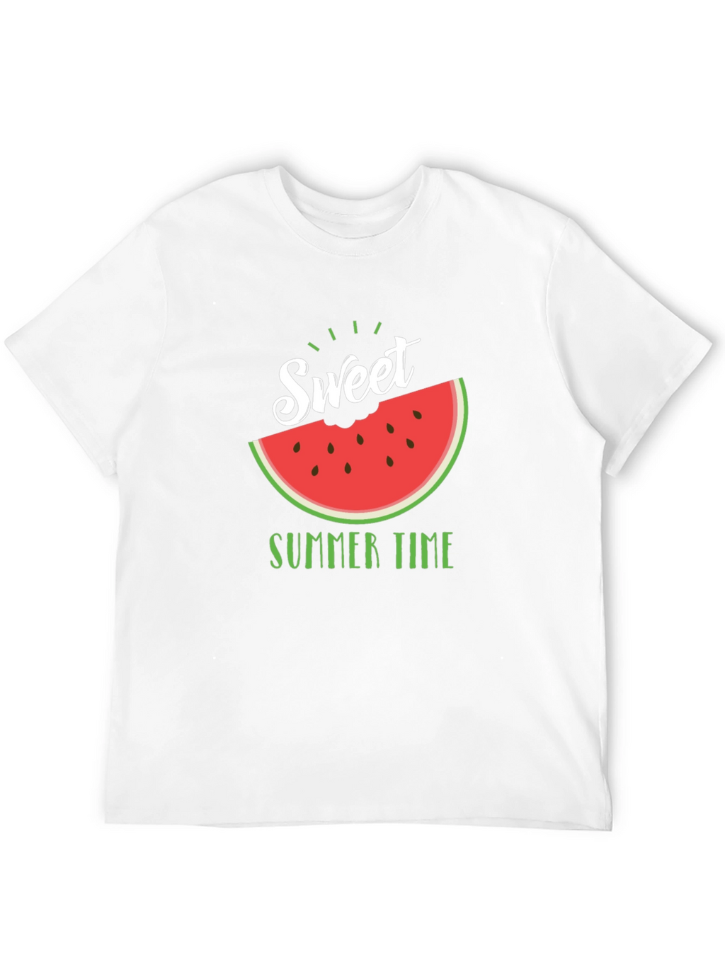 Sweet Summer Time Black T-Shirt