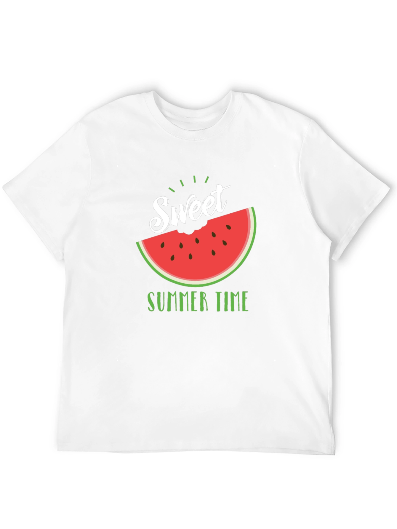Sweet Summer Time Black T-Shirt