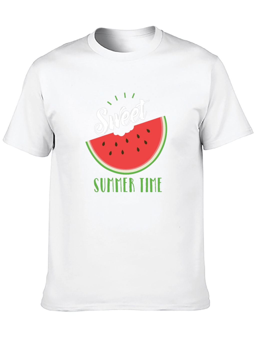 Sweet Summer Time Black T-Shirt