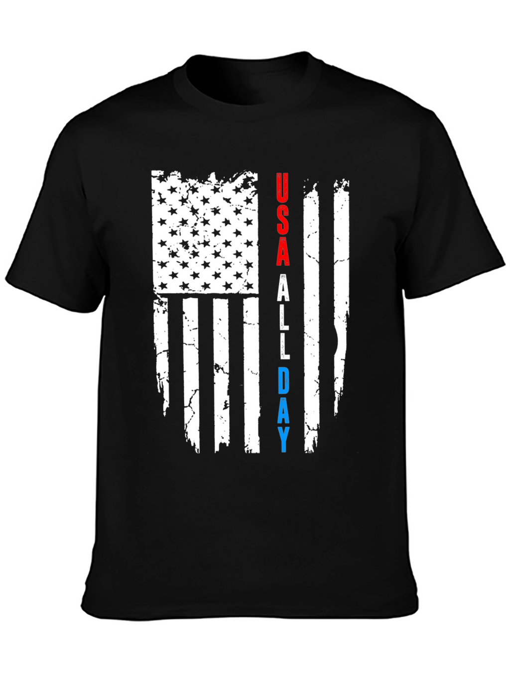 USA All Day Patriotic T-Shirt