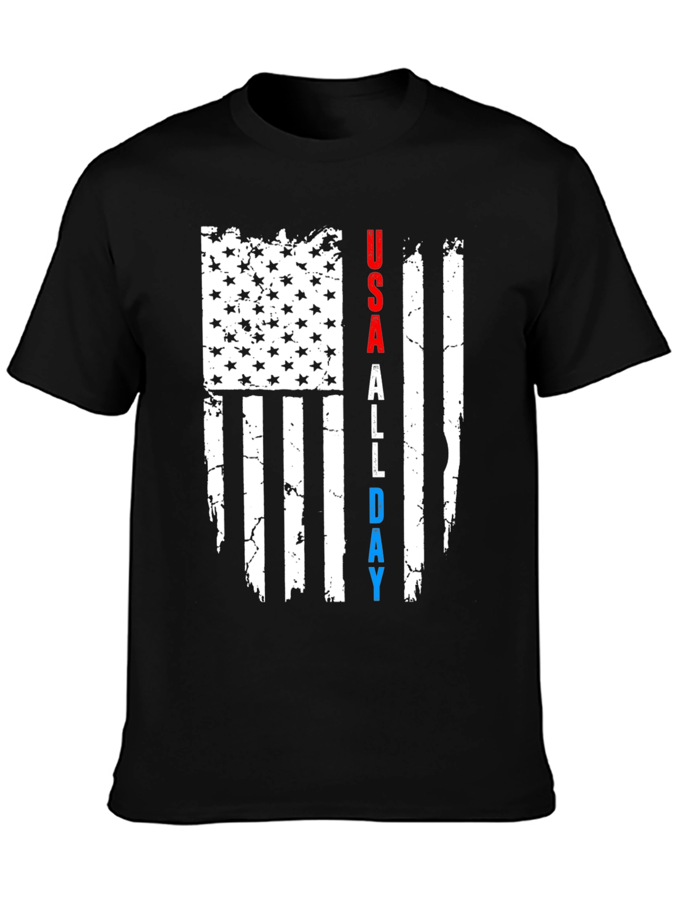 USA All Day Patriotic T-Shirt