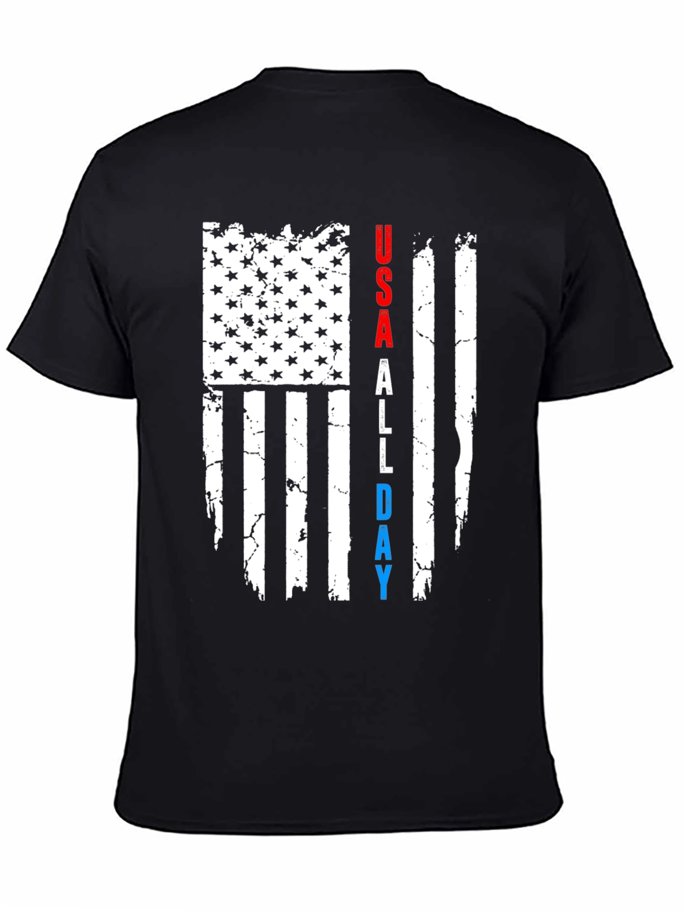 USA All Day Patriotic T-Shirt